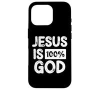 Jesus is 100 Percent God Greater Than Highs and Lows Coque pour iPhone 16 Pro