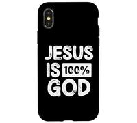 Jesus is 100 Percent God Greater Than Highs and Lows Coque pour iPhone X/XS