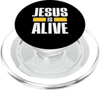 Jesus is Alive Christian Fellowship Easter Resurrection PopSockets PopGrip pour MagSafe