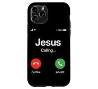Jesus is Calling Funny Christian Citation Christianisme Believer Coque pour iPhone 11 Pro