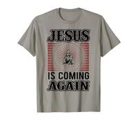 Jesus is Coming Again Religion Chrétienne Cadeau de Foi T-Shirt