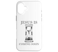 Jesus is Coming Soon - Rapture Warning Christian Quote Coque pour iPhone 16 Plus
