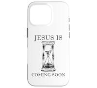 Jesus is Coming Soon - Rapture Warning Christian Quote Coque pour iPhone 16 Pro