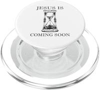 Jesus is Coming Soon - Rapture Warning Christian Quote PopSockets PopGrip pour MagSafe