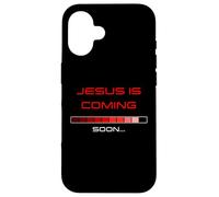 Jesus is Coming Soon - Rapture Warning Progress Bar Graphic Coque pour iPhone 16