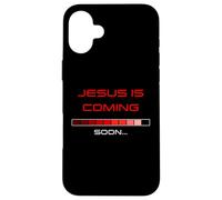 Jesus is Coming Soon - Rapture Warning Progress Bar Graphic Coque pour iPhone 16 Plus