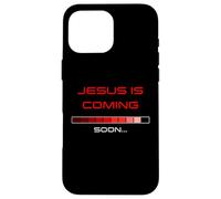 Jesus is Coming Soon - Rapture Warning Progress Bar Graphic Coque pour iPhone 16 Pro Max
