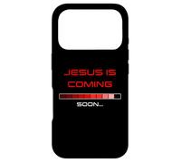 Jesus is Coming Soon - Rapture Warning Progress Bar Graphic Coque pour iPhone 17 Pro