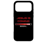 Jesus is Coming Soon - Rapture Warning Progress Bar Graphic Coque pour iPhone 17 Pro Max