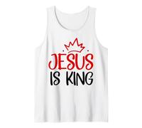 Jesus is King Bible Verse John 14:6 Christian God Religious Débardeur