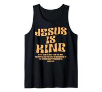 Jesus is King Bible Verse John 14:6 Christian God Religious Débardeur