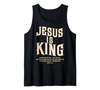 Jesus is King Bible Verse John 14:6 Christian God Religious Débardeur