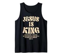Jesus is King Bible Verse John 14:6 Christian God Religious Débardeur