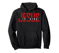 Jesus is King Bible Verse John 14:6 Christian God Religious Sweat à Capuche