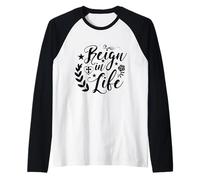 Jesus is King, Christian Faith and Love T-Shirt Manche Raglan