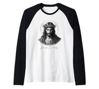 Jesus is King, Christian Faith and Love T-Shirt Manche Raglan
