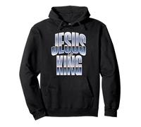 Jesus is King Christian Retro Gradient Esthétique Sweat à Capuche