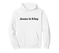 Jesus is King, God Love Christian Faith Worship Religious Sweat à Capuche