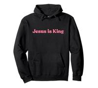 Jesus is King, God Love Christian Faith Worship Religious Sweat à Capuche