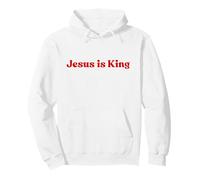 Jesus is King, God Love Christian Faith Worship Religious Sweat à Capuche