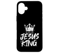 Jesus is King Inspiration Christian Hope Design Coque pour iPhone 16 Plus