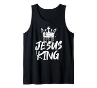 Jesus is King Inspiration Christian Hope Design Débardeur