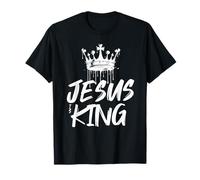 Jesus is King Inspiration Christian Hope Design T-Shirt