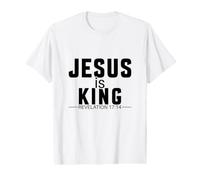 Jesus is King Revelation 17:14 Écriture de Foi chrétienne T-Shirt Graphique avec Valeur
