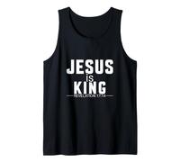 Jesus is King Revelation 17 14 Verse biblique chrétien Débardeur