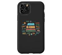 Jesus is King Revelation 19:16 - Philippiens 2:9-11 Bible Coque pour iPhone 11 Pro