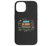 Jesus is King Revelation 19:16 - Philippiens 2:9-11 Bible Coque pour iPhone 14