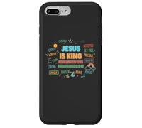 Jesus is King Revelation 19:16 - Philippiens 2:9-11 Bible Coque pour iPhone 7 Plus/8 Plus