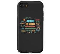 Jesus is King Revelation 19:16 - Philippiens 2:9-11 Bible Coque pour iPhone SE (2020) / 7/8