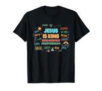 Jesus is King Revelation 19:16 - Philippiens 2:9-11 Bible T-Shirt