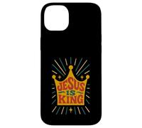 Jesus is King Revelation 19:16 Verse biblique chrétienne Coque pour iPhone 14 Plus