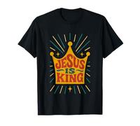 Jesus is King Revelation 19:16 Verse biblique chrétienne T-Shirt