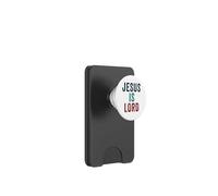 Jesus is Lord - Christian Faith Vintage Born-Again Graphic PopSockets PopWallet pour MagSafe