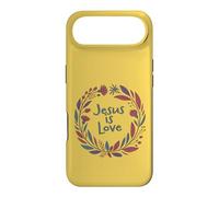 Jesus is Love Chrétien Contemporain Amusant avec Couronne Coque pour iPhone Air