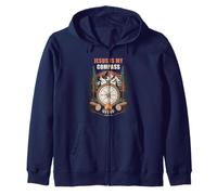 Jesus is My Compass - Proverbs 3:6 Christian Faith Camping Sweat à Capuche