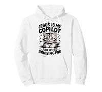 Jesus is My Copilot We're Cruising for Cats Biblique Sweat à Capuche