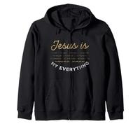 Jesus is My Everything Christianisme, Bible Jésus Chrétien Sweat à Capuche