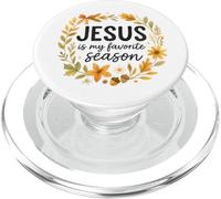 Jesus is My Favorite Season Fall Wreath Watercolor PopSockets PopGrip pour MagSafe