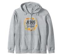 Jesus is My Favorite Season Fall Wreath Watercolor Sweat à Capuche