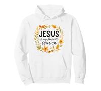 Jesus is My Favorite Season Fall Wreath Watercolor Sweat à Capuche