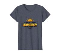 Jesus is My Homeboy Graphique chrétien inspirant, Jésus T-Shirt, Femme, Bleu Chiné, M