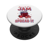 Jesus is My Jam and I'm Here to Spread It PopSockets PopGrip Adhésif