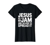 Jesus is My Jam and I'm Here to Spread It T-Shirt Graphique avec Valeur