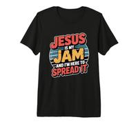Jesus is My Jam and I'm Here to Spread It T-Shirt Haut de Gamme
