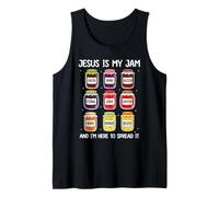 Jesus is My Jam Christianisme Faith God Bible Christ Débardeur