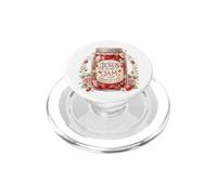 Jesus is My Jam Strawberry Faith Cadeau pour Amoureux chrétien PopSockets PopGrip pour MagSafe